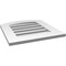 Ekena Millwork Arch Top Surface Mount PVC Gable Vent: Non-Functional, w/ 3-1/2"W x 1"P Standard Frame, 20"W x 20"H GVPAR20X2001SN - alternate 2